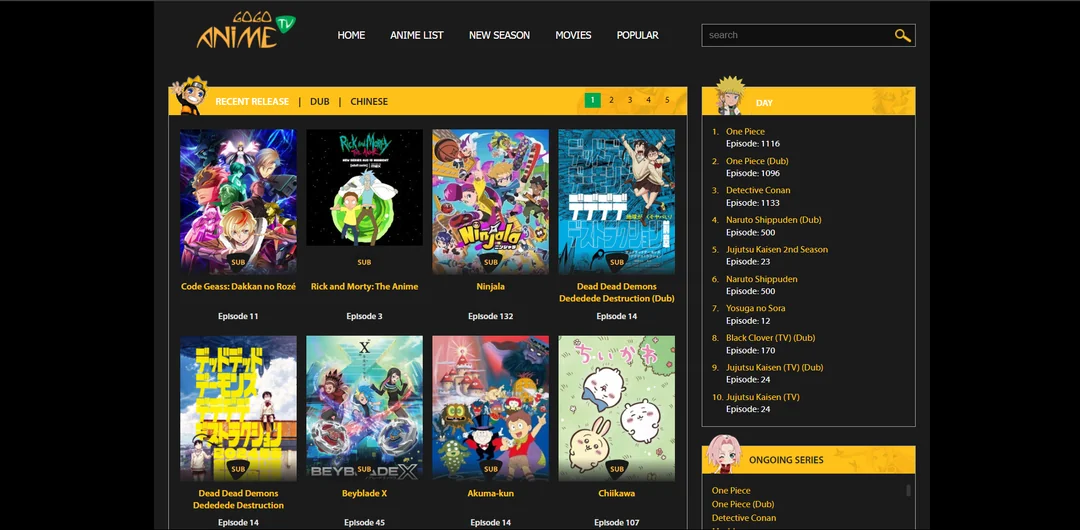 Gogoanime PHP Script