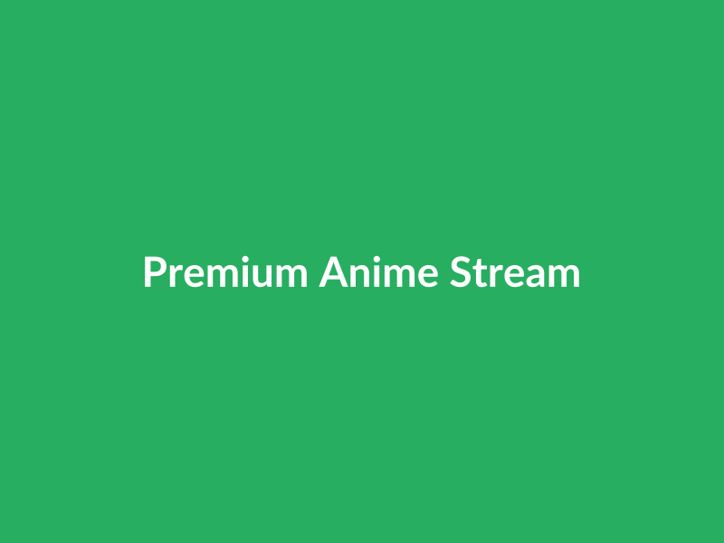 Premium Anime Streaming Theme