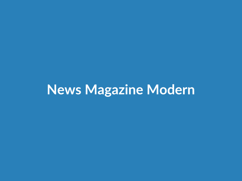 News Magazine Modern