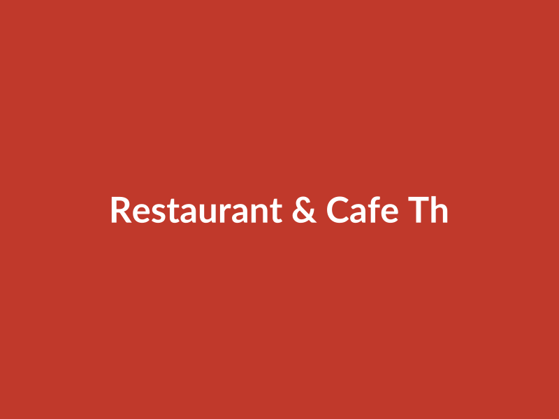 Restaurant & Cafe Theme