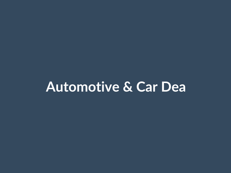 Automotive & Car Dealer